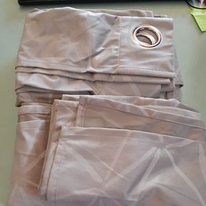 Deconovo Embossed Curtains Taupe